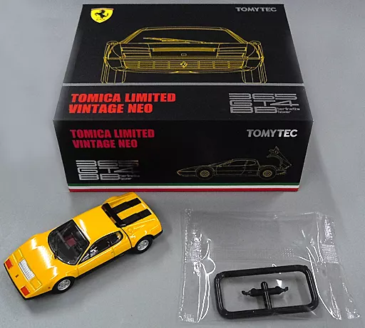 ミニカー 1/64 FERRARI 365 GT4 BB(イエロー×ブラック) 「トミカ
