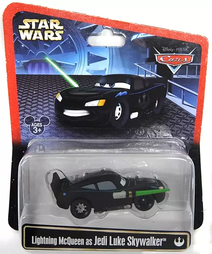 ミニカー Luke Minicar Lightning McQueen as Jedi Luke Skywalker (black