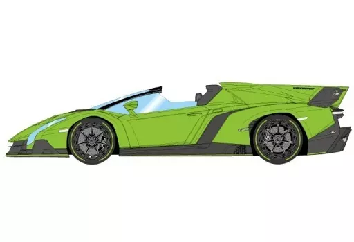 ミニカー　1/43 Lamborghini Veneno Roadster 2015(ヴェルデミウラ) [EM451D] s-l400.jpg