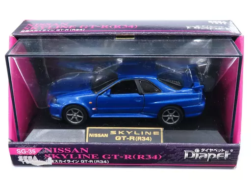 Minicar 1/43 NISSAN Skyline GT-R R34 (Blue) 