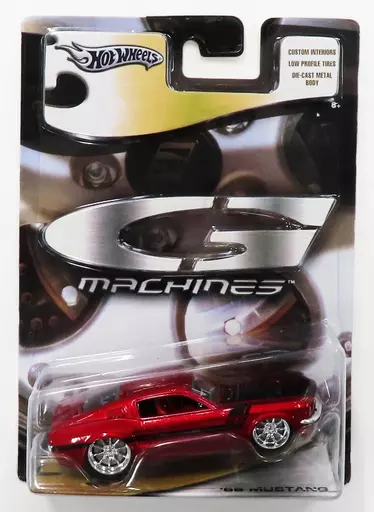 Minicar 1/50' 68 MUSTANG (Red x Black) 