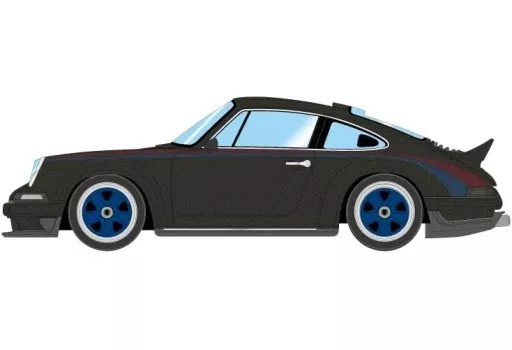 ミニカー　1/43 Singer 911 DLS 2022(ビジブルカーボン×ストライプ) 「アイドロン・コレクション」 [EM427N] アイドロン 1/43 シンガー 911 DLS 2022 ビジブルカーボン