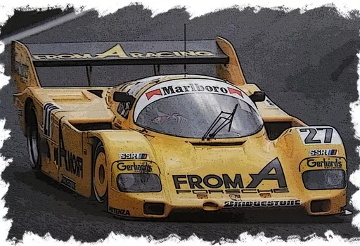 ミニカー　1/43 Porsche 962C ”FROM A” WEC IN JAPAN 1988 4th #27 [VM315] Vm315 1/43 Porsche 962C From A Wec In Japan 1988 No.27 4Th