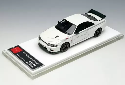 ミニカー　1/43 Built By Legends マインズ スカイライン GT-R (BCNR33) [EM680] 1/43 MINE'S R33 Demo Car in White – builtbylegends