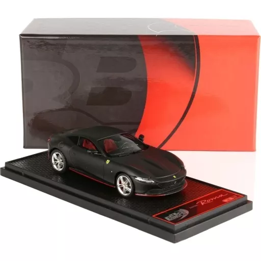 ミニカー　1/43 Ferrari Roma 2019(マットブラック) [BBRC236M] Minicar 1/43 Ferrari Roma 2019 (Matte Black) [BBRC236M