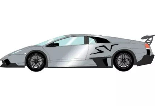 ミニカー　1/43 Lamborghini Murcilago LP670-4 Super Veloce 2009(グリジオアンタレス) [EM336S] Minicar 1/43 Lamborghini Murcilago LP670-4 Super Veloce 2009