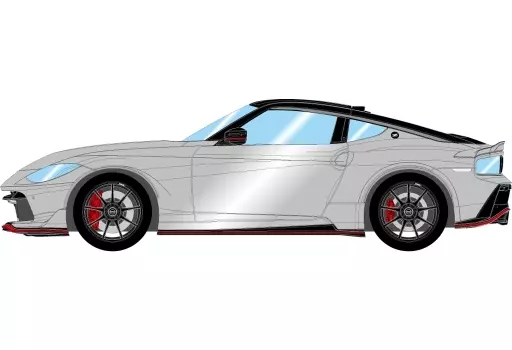 ミニカー　1/43 NISSAN Fairlady Z NISMO 2024(ブリリアントシルバー×スーパーブラック) [EM727D] Make Up EIDOLON 1/43 NISSAN Fairlady Z NISMO 2024 Silver