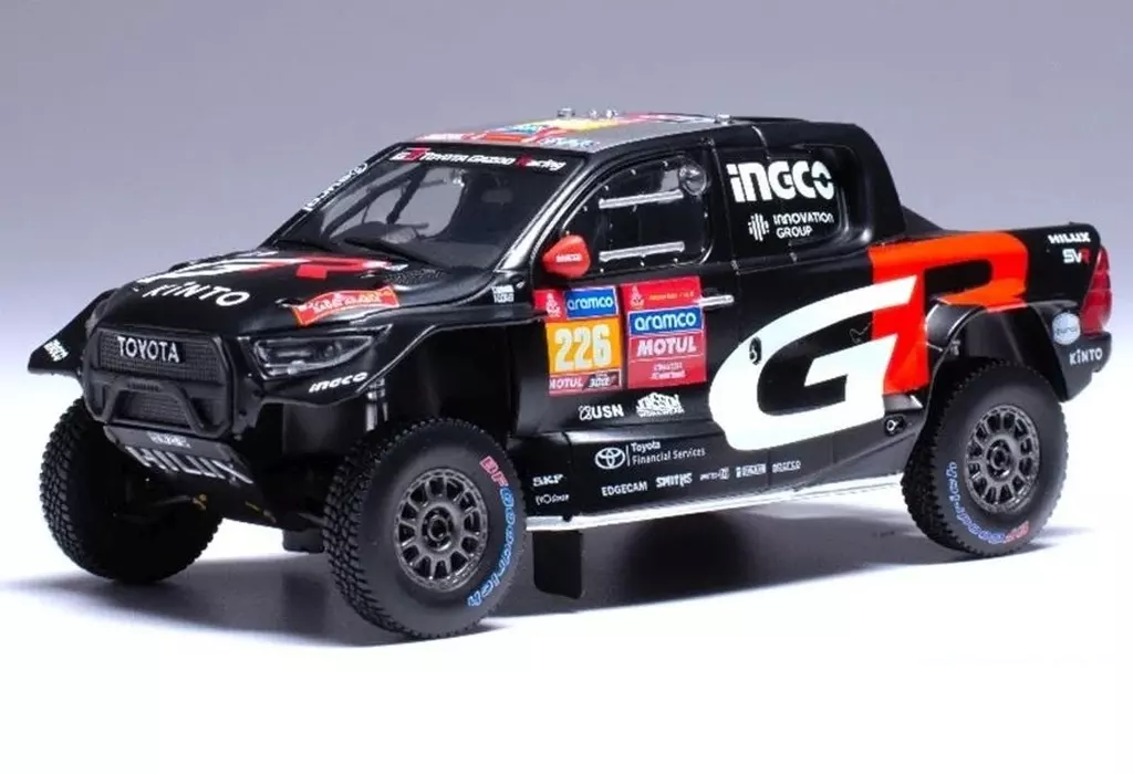 IXO-MODELS RAM931SP-A.22 Masstab: 1/43 | TOYOTA HILUX GR DKR EVO T1U PICK-UP TEAM GAZOO RACING N