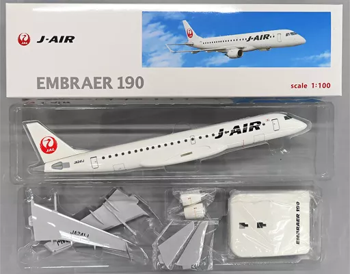 J-AIR EMBRAER190 模型 Embraer ERJ-190 Commercial Aircraft 