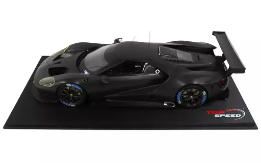 ミニカー　1/18 Ford GT 2015 GTE Test Car(ブラック) 「Top Speedシリーズ」 [TS0032] 1:18 Top Speed Ford GT 2015 GTE Test Car - Carbon – toyznetwork