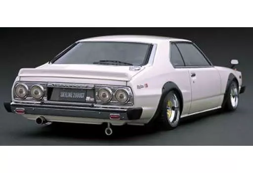 Minicar 1/18 Nissan Skyline 2000GT-ES C210 (Metallic White x