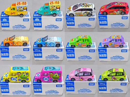 豪華で新しい Set 3 Vol. Capsule D Collection Tomica Disney 「 Types 12 of キャラクタートミカ