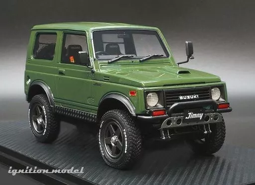 イグニッションモデル IG1718 1/18 ジムニー (JA11) グリーン 1/18 SUZUKI Jimny JA11 (Green) [IG1718] | Toy Hobby | Suruga