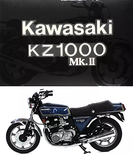 Minicar 1/12 Luminous KZ1000Mk. II (Kawasaki Navy Blue) [BK126 