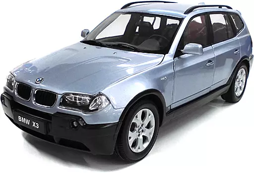 BMW X3 シルバー 1/18 ミニカー 【公式通販】