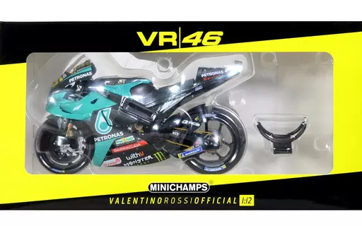 ミニカー　1/12 ヤマハ YZR-M1 ”チーム ペトロナス ヤマハ SRT” バレンティーノ・ロッシ カタール テスト2021 [122213146] ミニカー 1/12 ヤマハ YZR-M1 ”チーム ペトロナス ヤマハ SRT