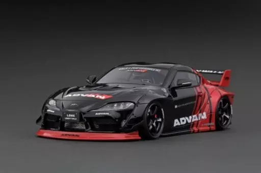 1/18 LB-WORKS TOYOTA SUPRA A90 (Black x Red) [IG2650] | Toy Hobby 