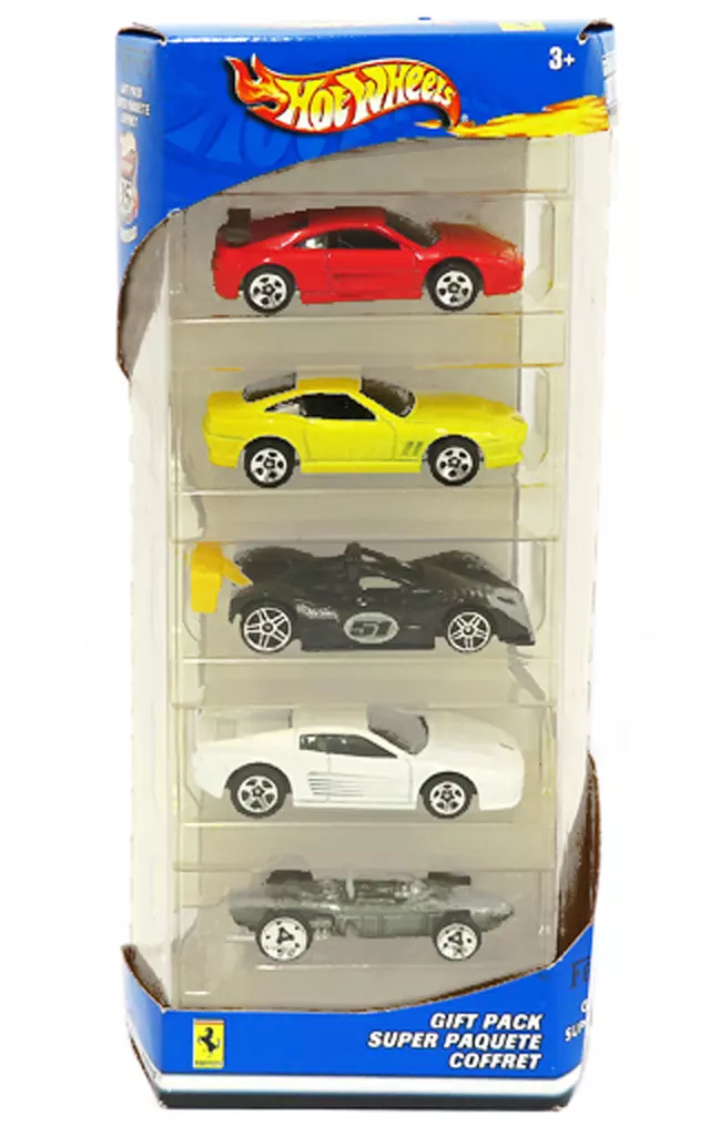 1/64 FERRARI GIFT PACK SUPER PAQUETE COFFRET (5-piece set) 