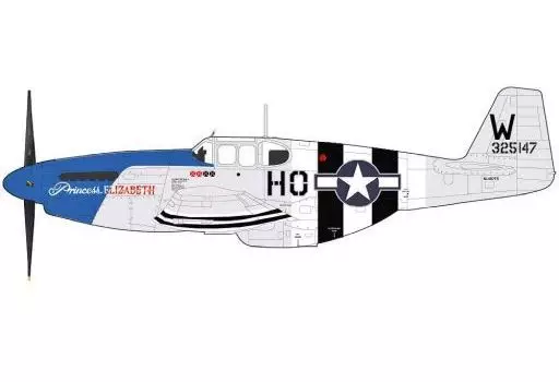 ミニカー　1/48 P-51C マスタング ”プリンセス・エリザベス 2007” [HA8516] 1/48 P-51C Mustang 