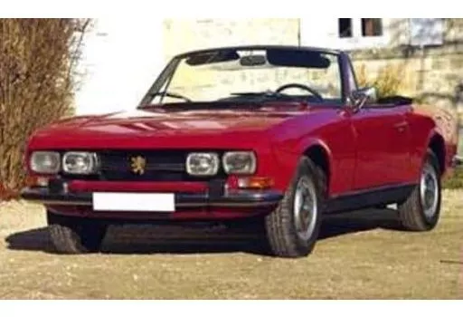 ミニカー　1/18 プジョー 504 カブリオレ 1969 Andalou(レッド) [184818] Minicar 1/18 Peugeot 504 Cabriolet 1969 Andalou (Red