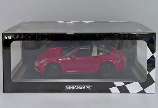 1/18 Porsche 911 (992) Targa 4 gts 2021 (Ruby Star