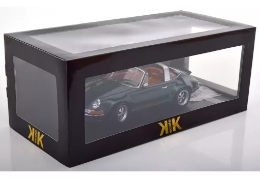 ミニカー　1/18 Singer 911 Targa(ダークグリーンメタリック) [KKDC180473] KK-Scale 1:18 Porsche 911 Targa Singer Design verde scuro