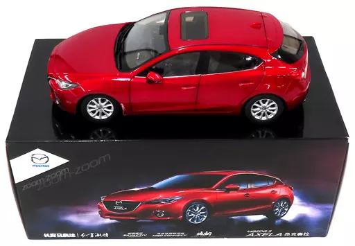 ミニカー　1/43 MAZDA AXELA(レッド) 「魂動 KODO：SOUL of MOTION」 Minicar Mazda3 AXELLA (Red) 