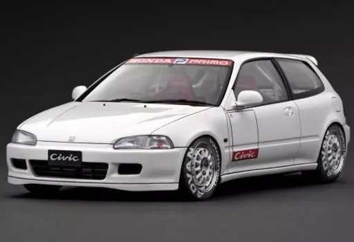 ミニカー　1/18 Honda CIVIC EG6(ホワイト) [IG3040] Ig3041 1/18 Honda Civic Eg6 Pearl White With Engine Resin