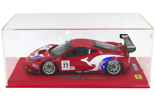 ミニカー　1/18 Ferrari 458 GT3 GT Asia 2013 Rosso Corsa 322 TOTAL #77(レッド×ホワイト×ブルー) [P1876V] BBR Models 1:18 Ferrari 458 Italia GT3 #77 GT Asia 2013 red