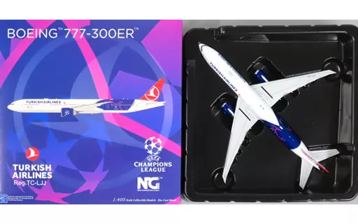 ミニカー　1/400 TURKISH AIRLINES BOEING 777-300ER UEFA CHAMPIONS LEAGUE #TC-LJJ [73031] NG Models Turkish Airlines 777-300ER TC-LJJ UEFA Champions