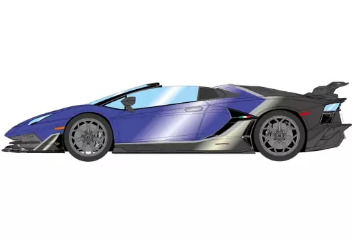 ミニカー　1/18 Lamborghini Aventador SVJ Roadster 2020 Ad Personam 2 tone paint(ヴィオラヘスティア/グリジオリンクス) [EML079C] 1/18 Makeup 2020 Lamborghini Aventador SVJ Roadster Ad