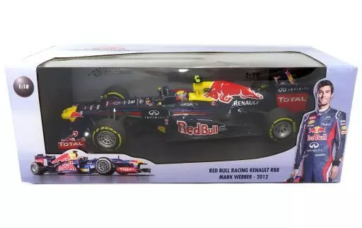 ミニカー　1/18 Red Bull Racing Renault RB8 2012 TOTAL #2(ネイビー×イエロー×レッド) [110120002] Red Bull RB8 - (2012) 1:18 - Sebastian Vettel World Champion