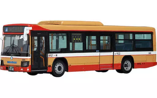 Box missing] 1/43 Isuzu Erga Shinki Bus (Beige x Orange x White) | Toy  Hobby | Suruga-ya.com