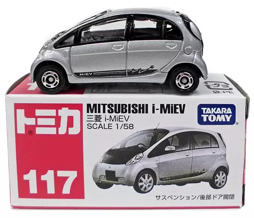 ミニカー 1/58 三菱 i-MiEV トミカ No.117 | おもちゃホビー