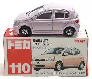 Minicar 1/57 Toyota Vitz (Pink / Red Box) 「 Tomica No. 110