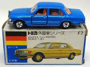 トミカ 外国車シリーズ F7 メルセデス ベンツ 450 SEL TOMY トミカ 外国車シリーズ F7 メルセデス ベンツ 450 SEL TOMY