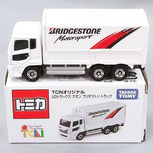 ミニカー UDトラックス クオン ブリヂストン トラック(ホワイト