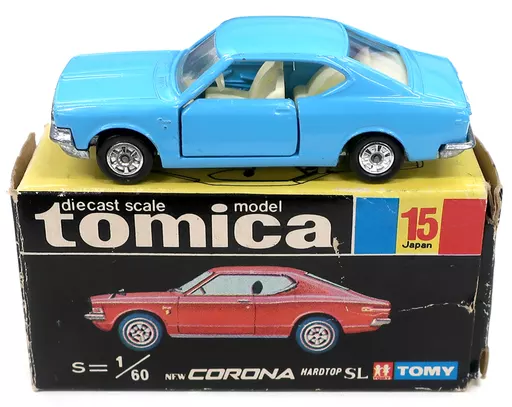 Minicar 1/60 NEW Corona Hard Top SL (Sky Blue / Black Box / Made