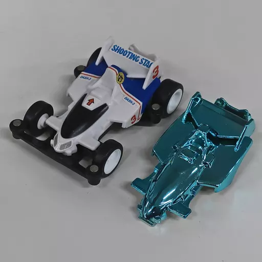 ミニ四駆 ダッシュ3号・流星(シューティングスター)ブルーメッキ×1
