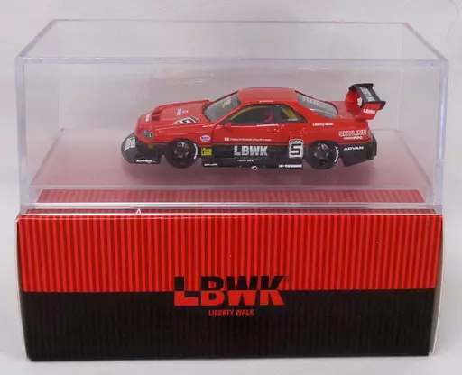 Minicar 1/64 LIBERTY WALK ER34 Super Silhouette Skyline ADVAN #5 (Red x  Black) [CM-R64-ER34-01] | Toy Hobby | Suruga-ya.com