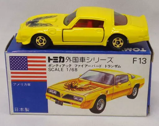 迷你车1/68 Pontiac Firebird Transaction(黄色/蓝色箱子/日制