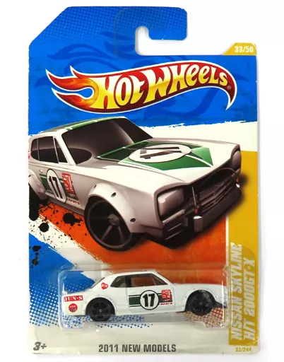 Minicar 1 64 NISSAN SKYLINE H T 2000GT X 17 White x Green x Red Hot Wheels 2011 NEW MODELS T9703 09A0M Toy Hobby Suruga ya