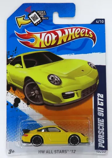 Minicar 1/64 PORSCHE 911 GT2 (Yellow) 