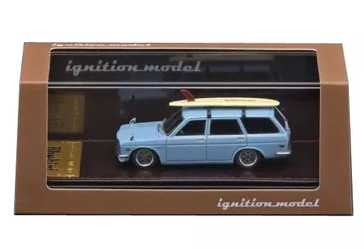 ミニカー　1/64 Datsun Bluebird 510 Wagon(ライトブルー) [IG2884] ミニカー 1/64 Datsun Bluebird 510 Wagon(ライトブルー
