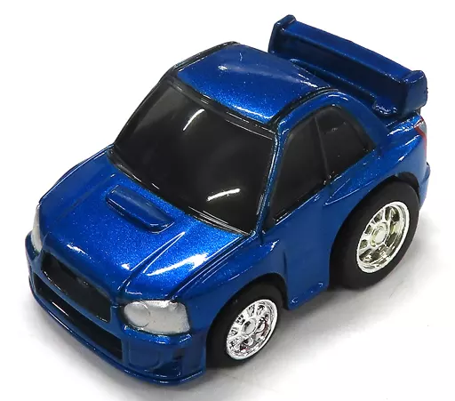 Minicar Little CHORO Q No. 46 Subaru Impreza (Blue) 