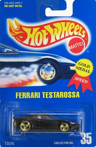 1/64 FERRARI TESTAROSSA (Black) 