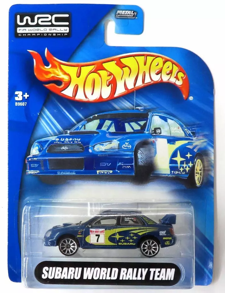 Minicar 1/64 SUBARU IMPREZA WRC WORLD RALLY TEAM MOTUL #7