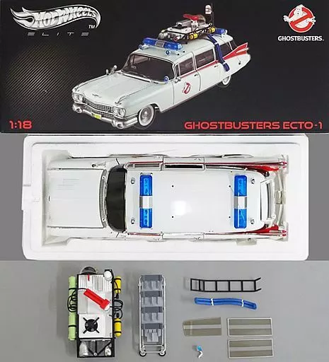Minicar [Damaged Goods] 1/18 GHOSTBUSTERS ECTO-1 (White