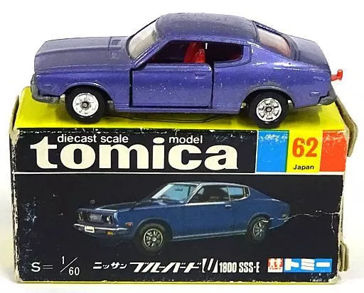 ミニカー tomica NISSAN brue bird U tomica NISSAN brue bird U