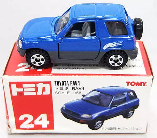 Minicar [Damaged / Missing box] 1/57 TOYOTA RAV4 (blue x gray